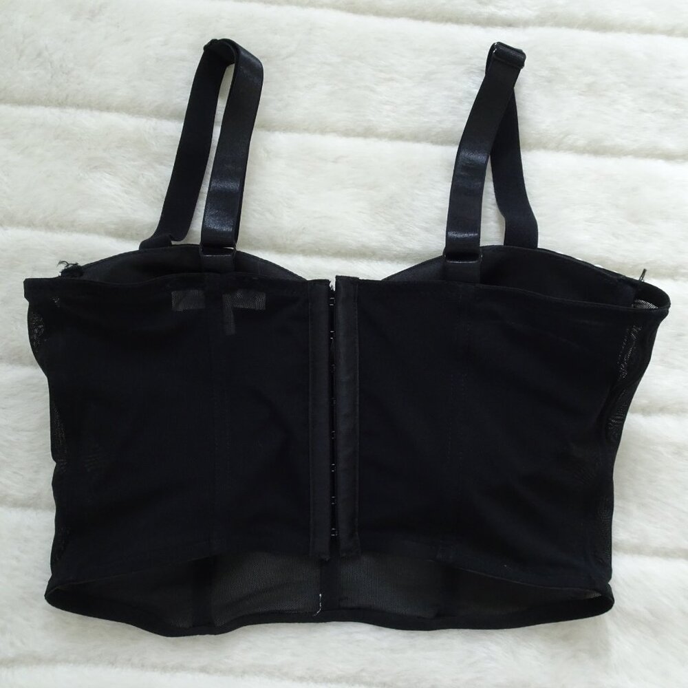 Say What ? Bralette Bra Top Medium Black - Picture 3 of 7